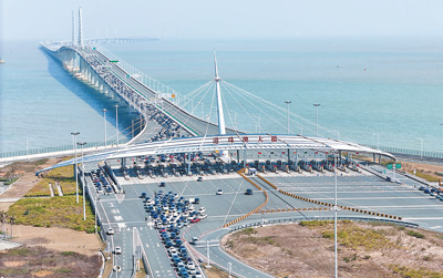 焦点注册：港珠澳大桥出入境车辆突破1000万辆次